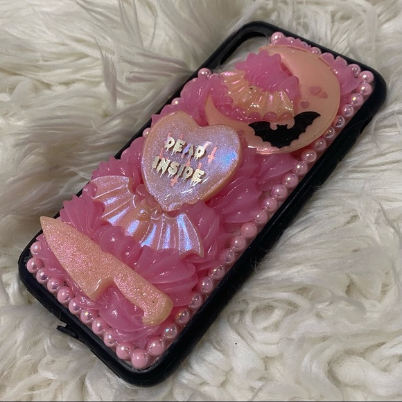 Other - Kiyois Kystoms | Decoden Resin Art Custom Handmade iPhone X Case Dead Inside